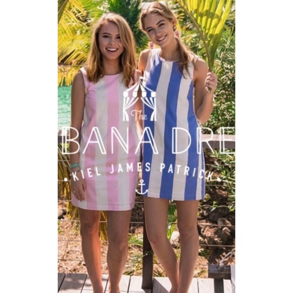 Kiel James Patrick Dresses & Skirts - Kiel James Patrick XS Cabana Dress In Pink/White